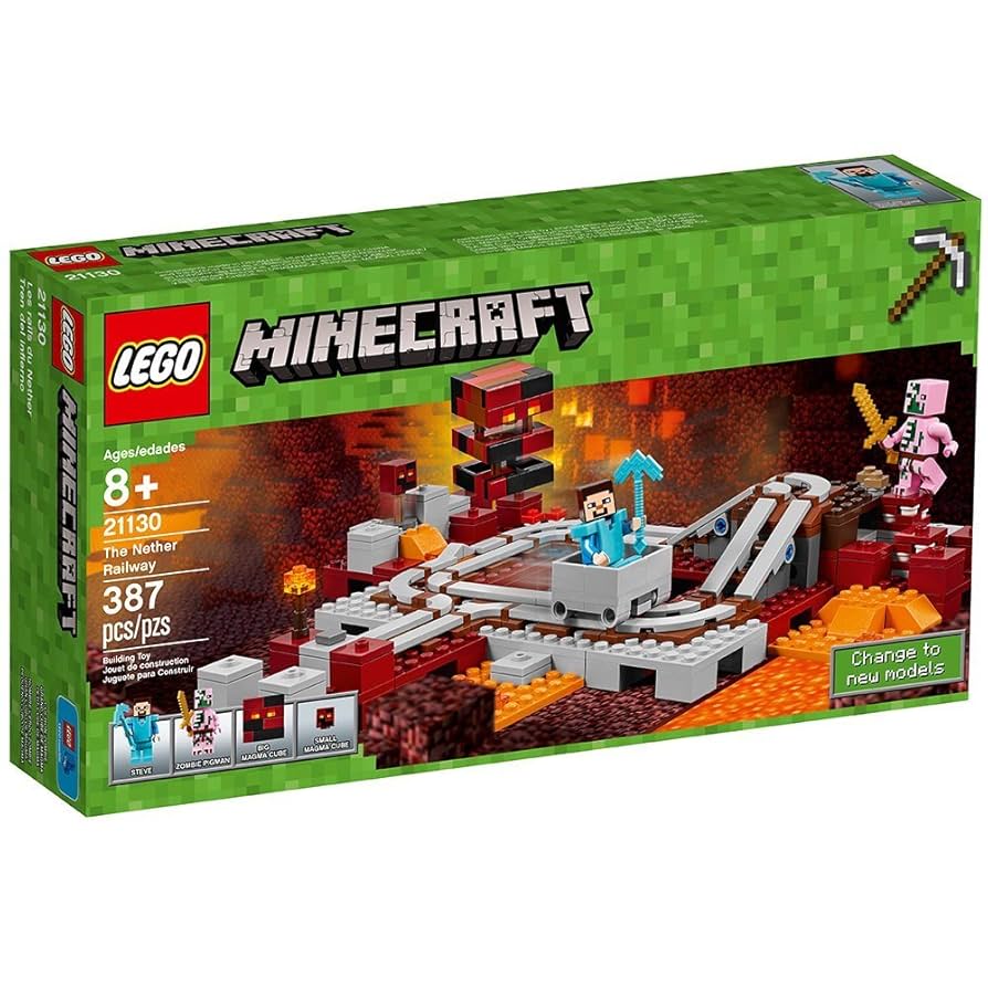 Lego® Minecraft™ The Nether Railway Costruzioni, Stacking